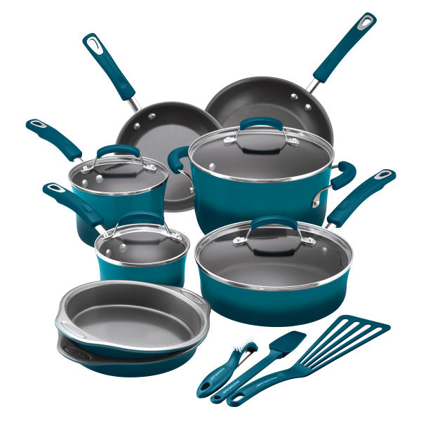 15-Piece Classic Brights Nonstick Cookware Set - Image 2