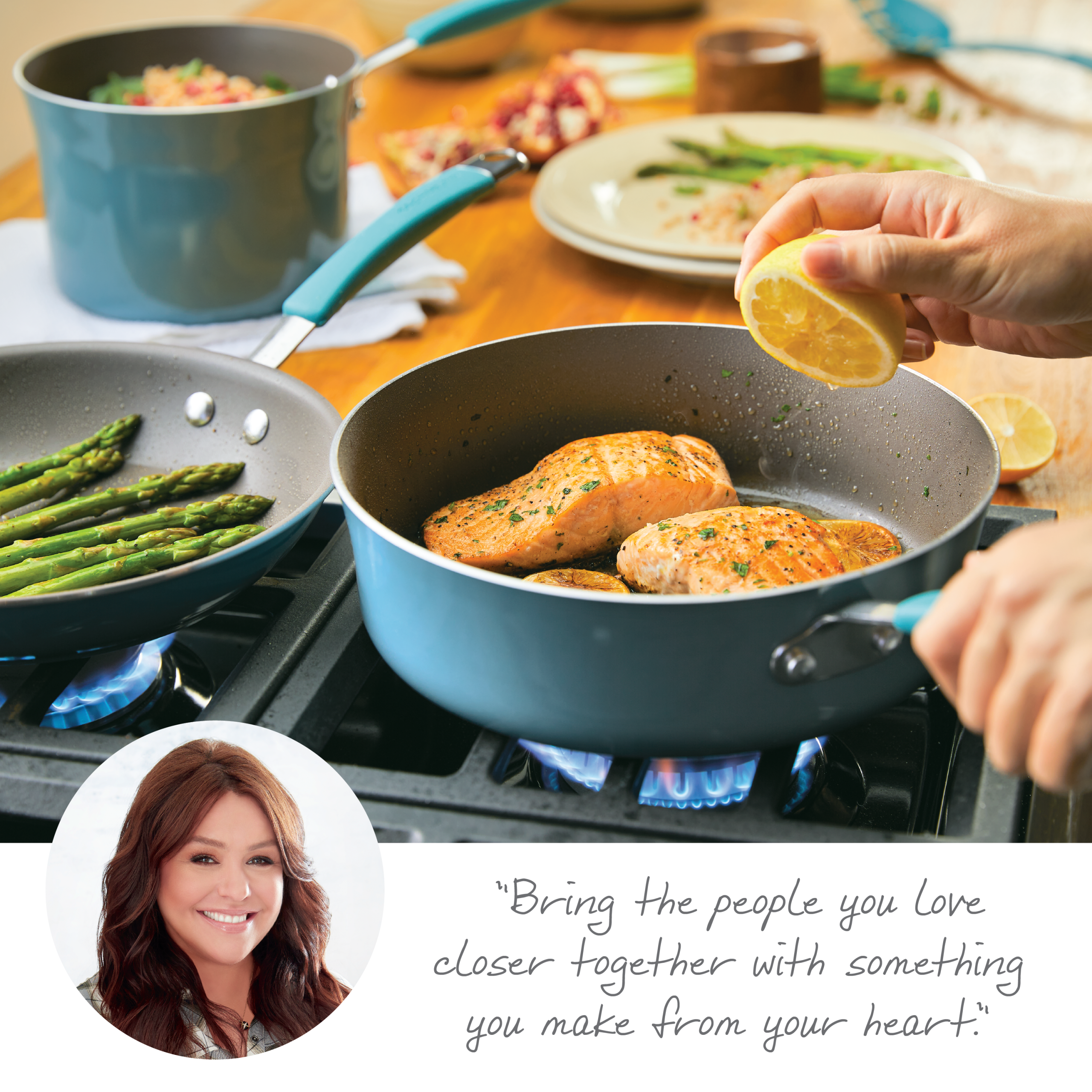 14-Piece Cucina Nonstick Cookware and Measuring Cup Set - Image 10