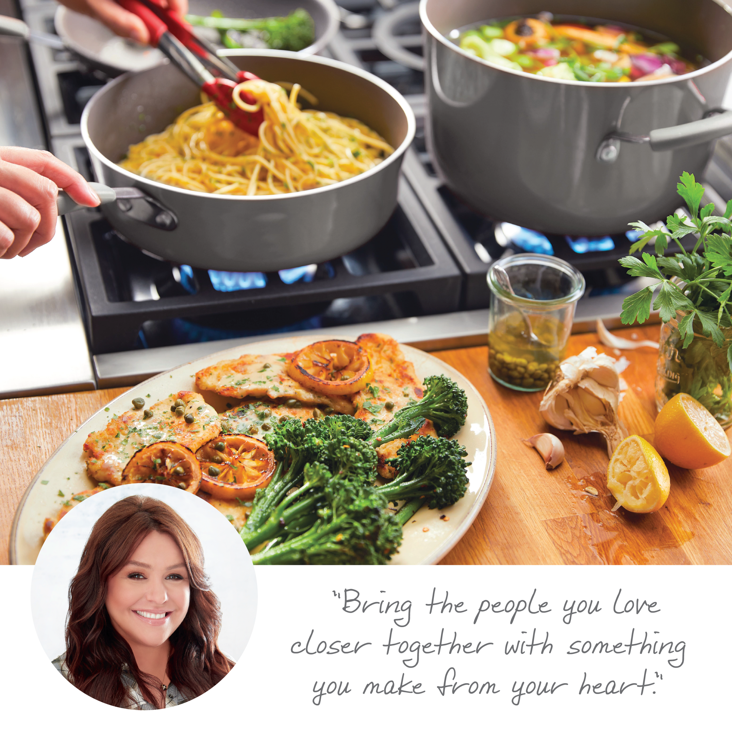 14-Piece Cucina Nonstick Cookware and Measuring Cup Set - Image 18