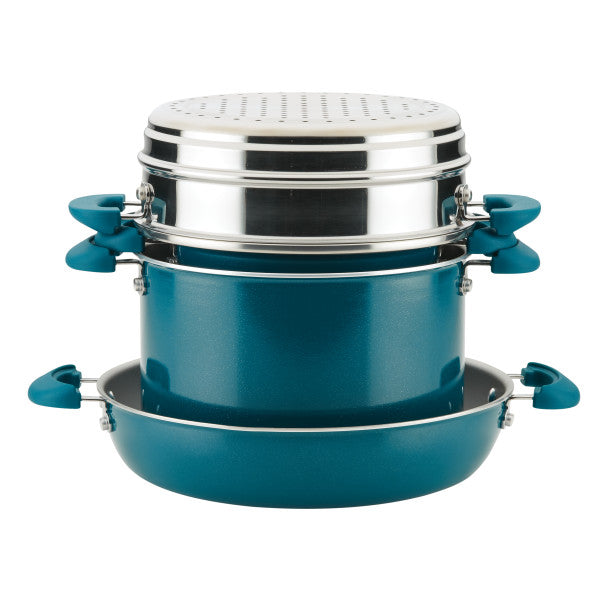 8-Piece Stacking Nonstick Induction Cookware Set - Image 10