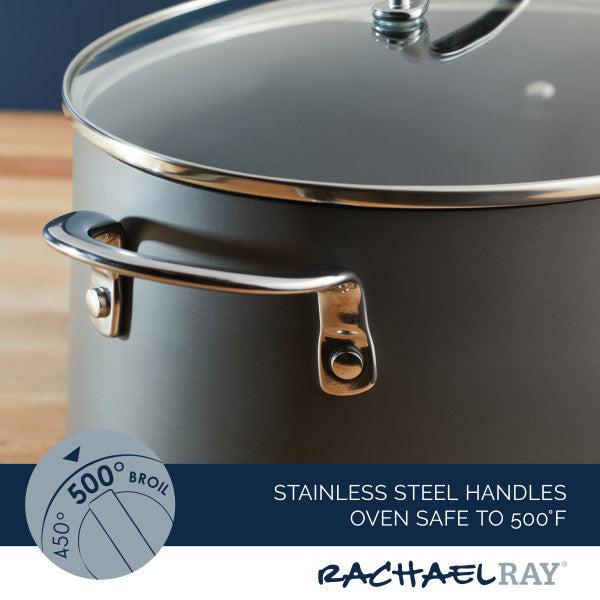 8-Quart Professional Nonstick Oval Hard Anodized Stockpot - Image 4
