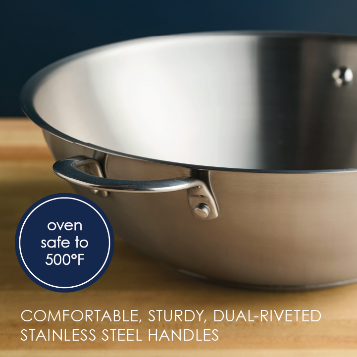 14-Inch Stainless Steel Induction Wok - Image 5