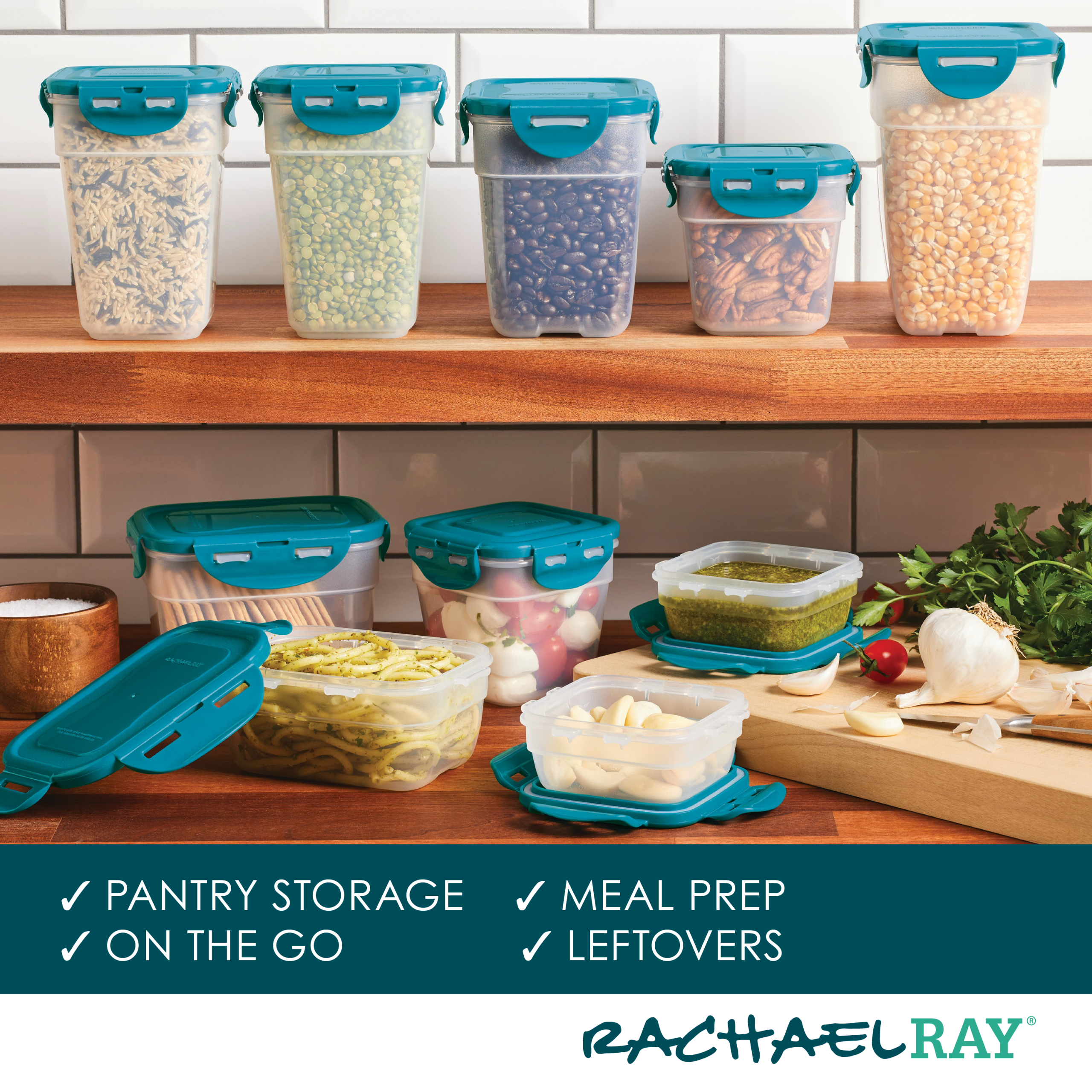 20-Piece Nestable Storage Containers - Image 4