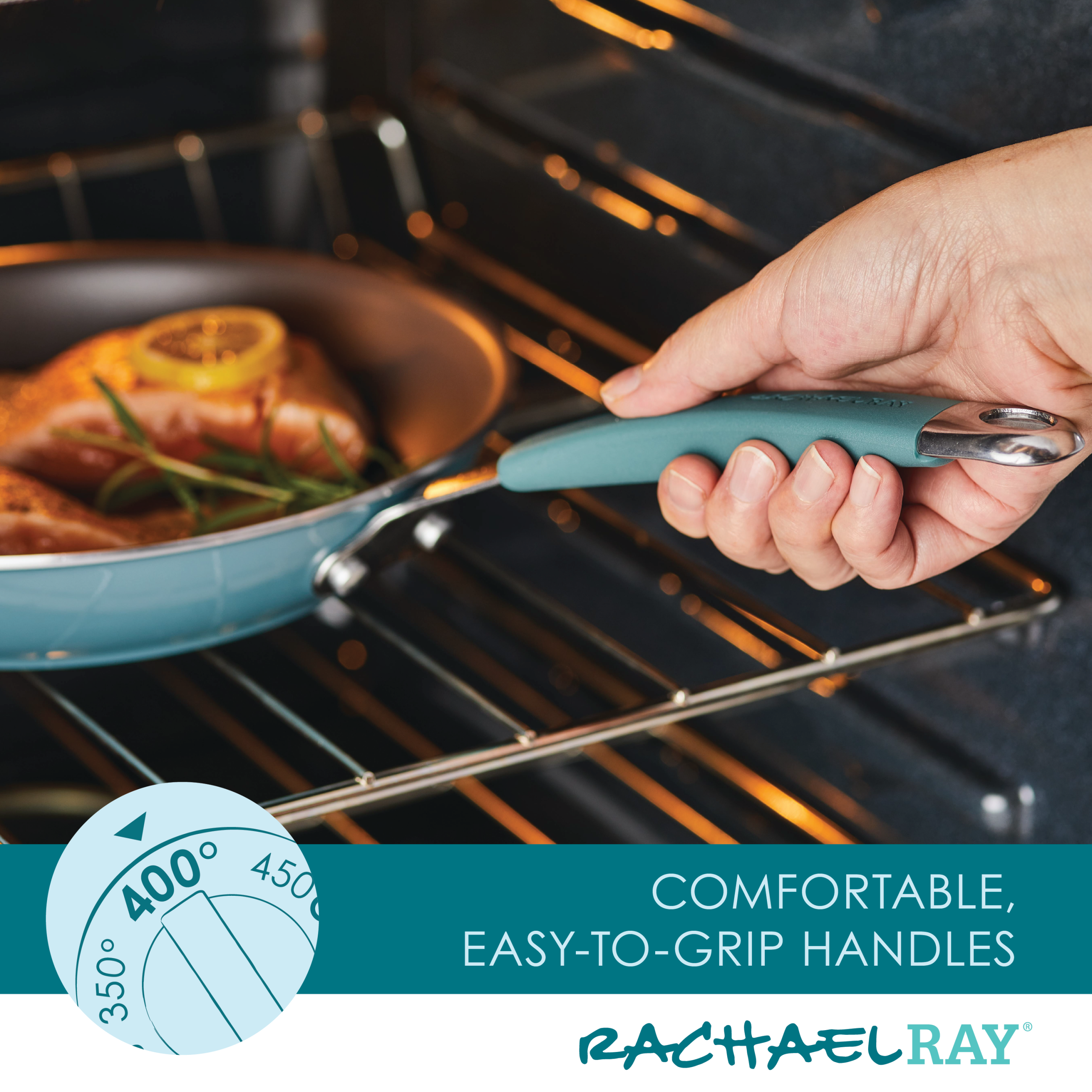 14-Piece Cucina Nonstick Cookware and Measuring Cup Set - Image 9