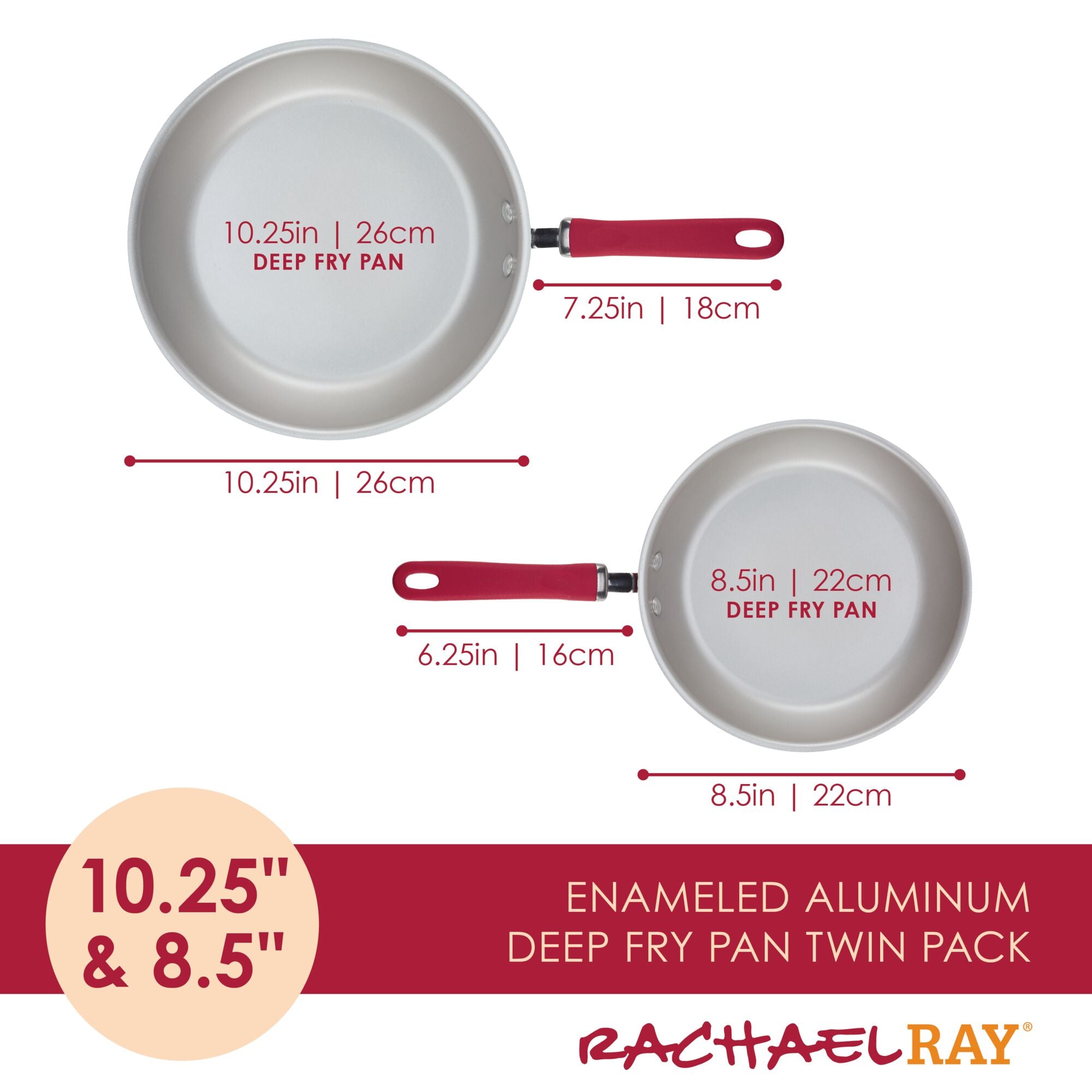 2-Piece Nonstick Induction Frying Pan Set - Image 3