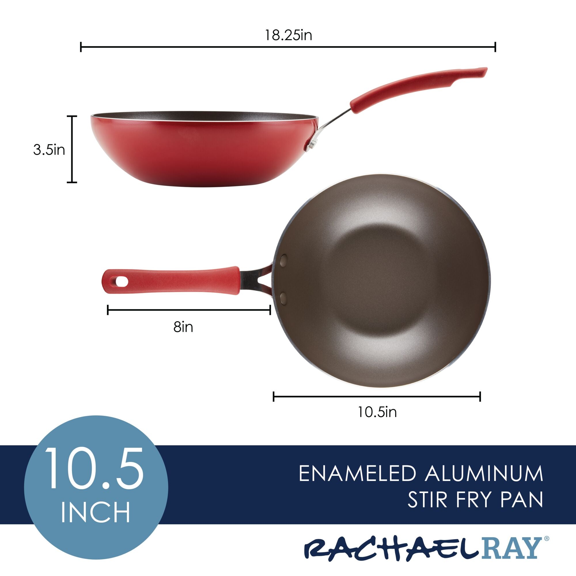 10.5-Inch Cook + Create Nonstick Open Stir Fry - Image 15