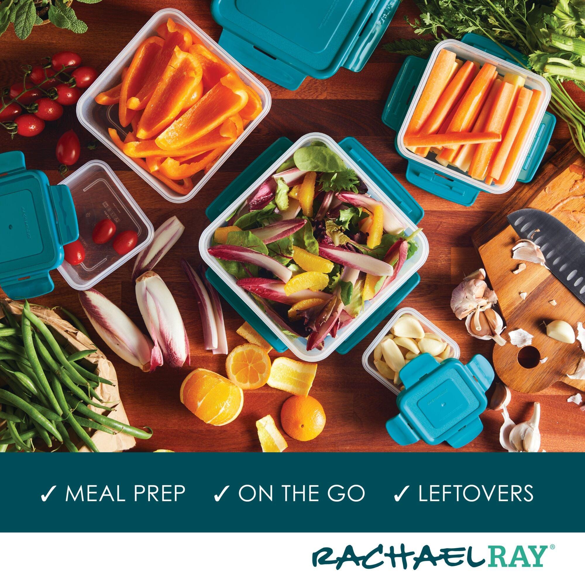 10-Piece Square Nestable Food Storage Containers - Image 6