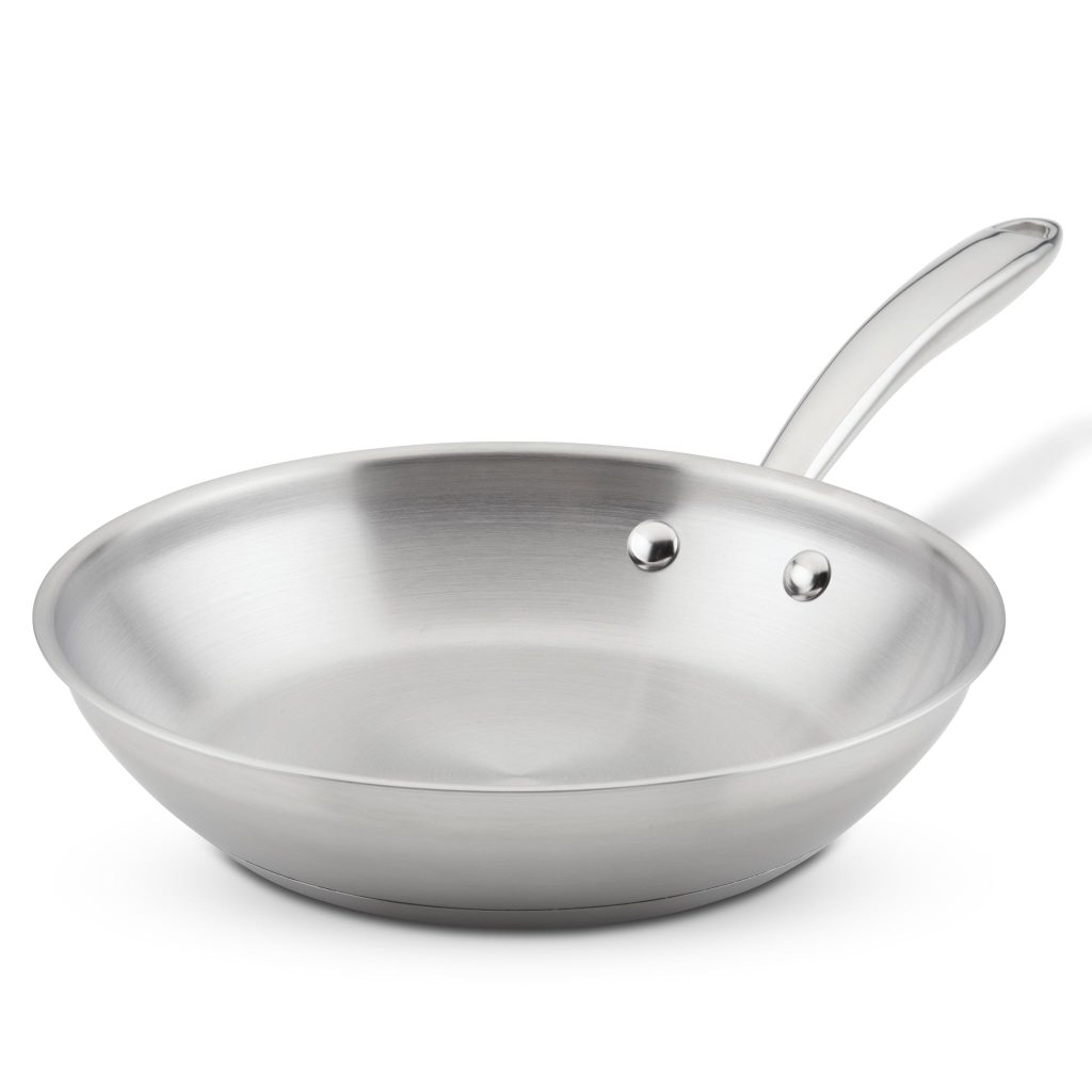 10-Inch Professional Stainless Steel Induction Frying Pan
