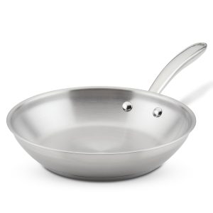 10-Inch Professional Stainless Steel Induction Frying Pan