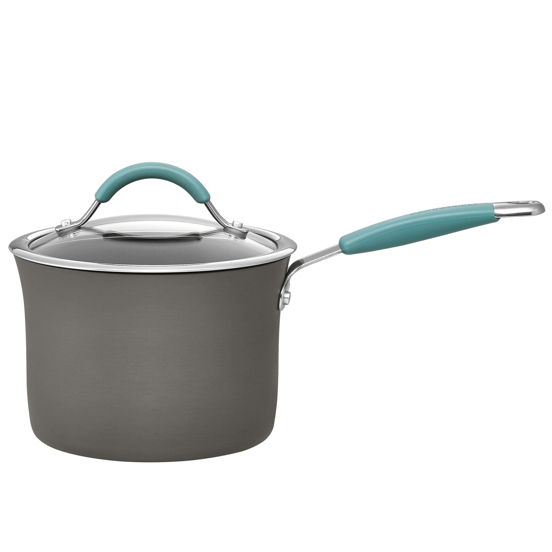 3-Quart Cucina Hard Anodized Nonstick Covered Saucepan - Image 3