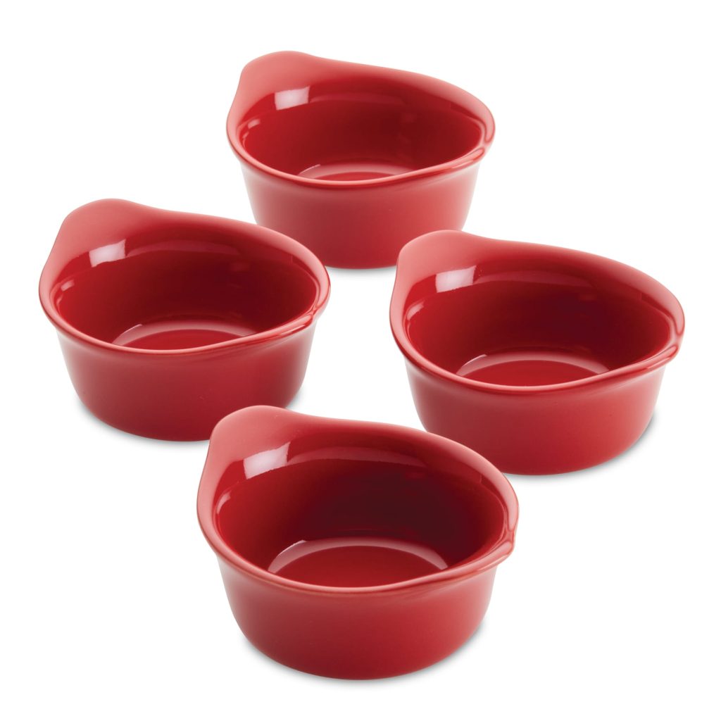 4-Piece 3.7-Oz. Ceramic Dippers
