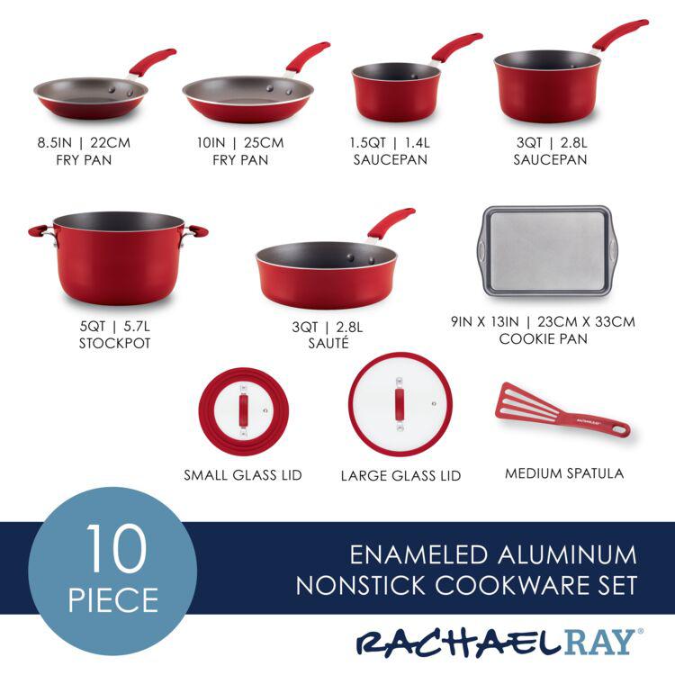 Cook + Create Nonstick Cookware Sets - Image 46