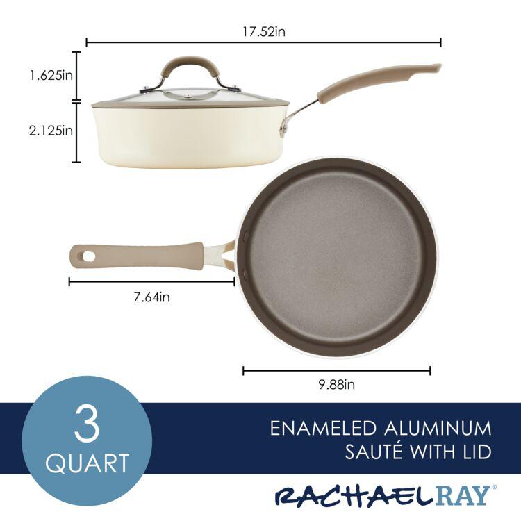 3-Quart Cook + Create Nonstick Saut?? Pan with Lid - Image 36