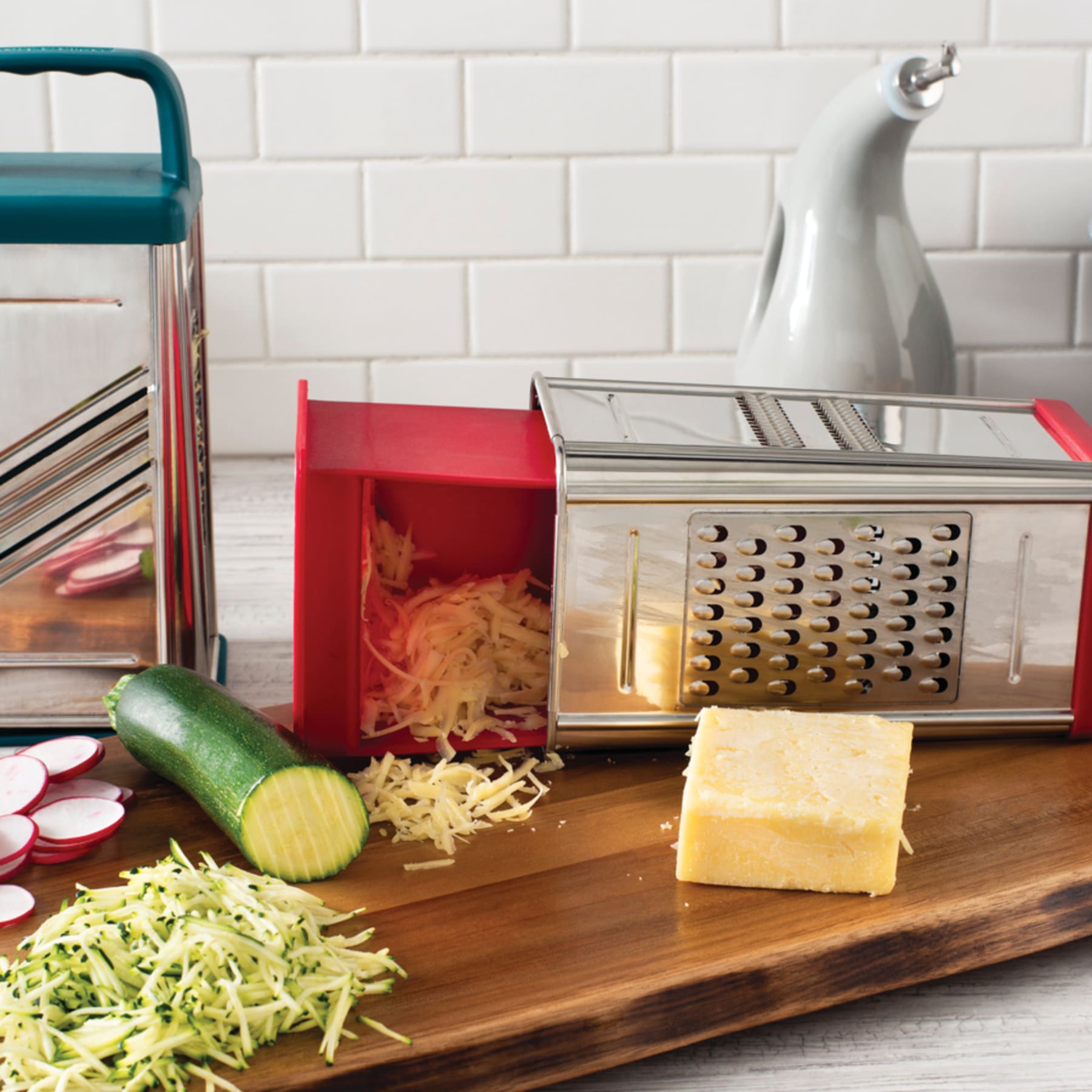 4 - Sided Box Grater with Storage Box - Image 3