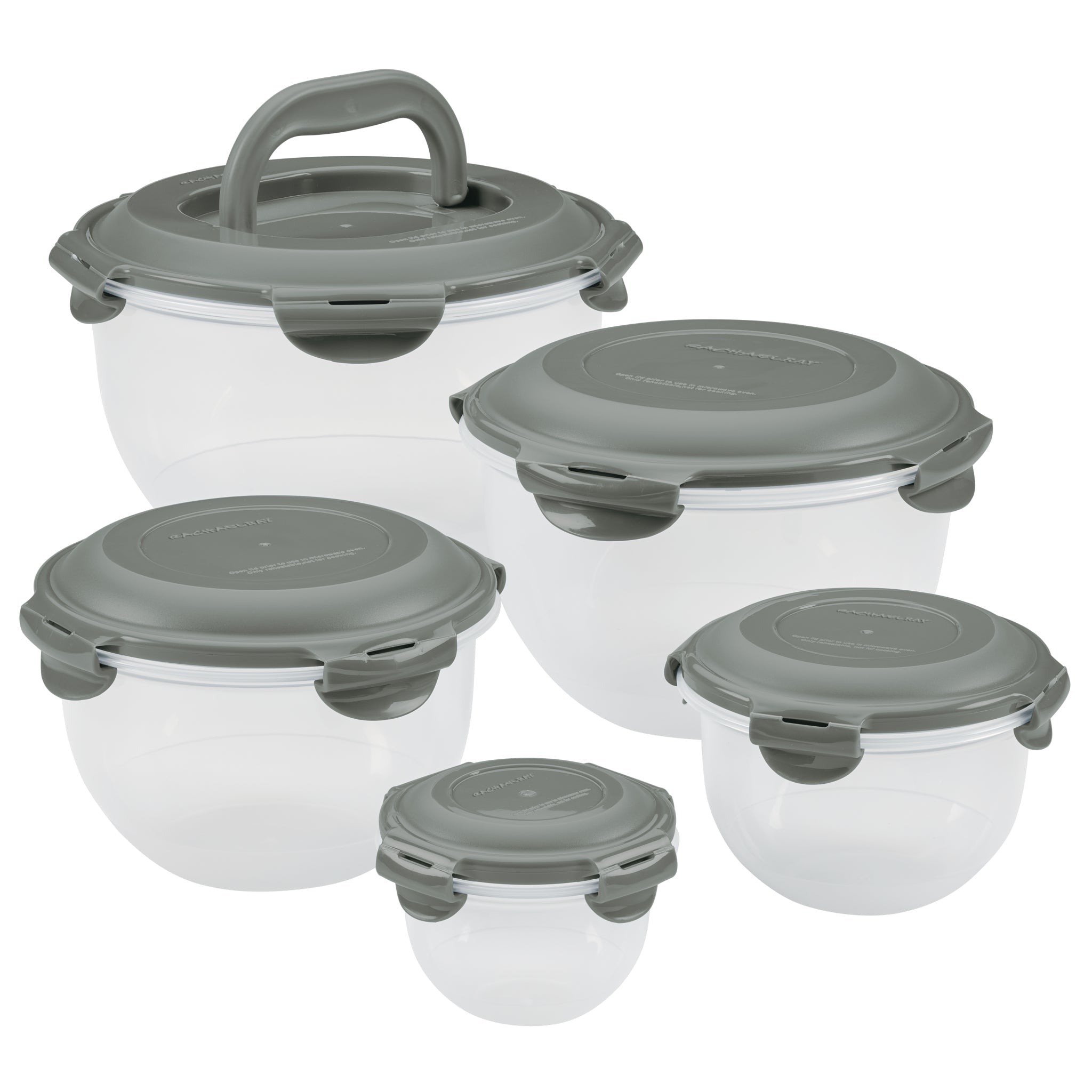 10-Piece Round Nestable Food Storage Containers - Image 2