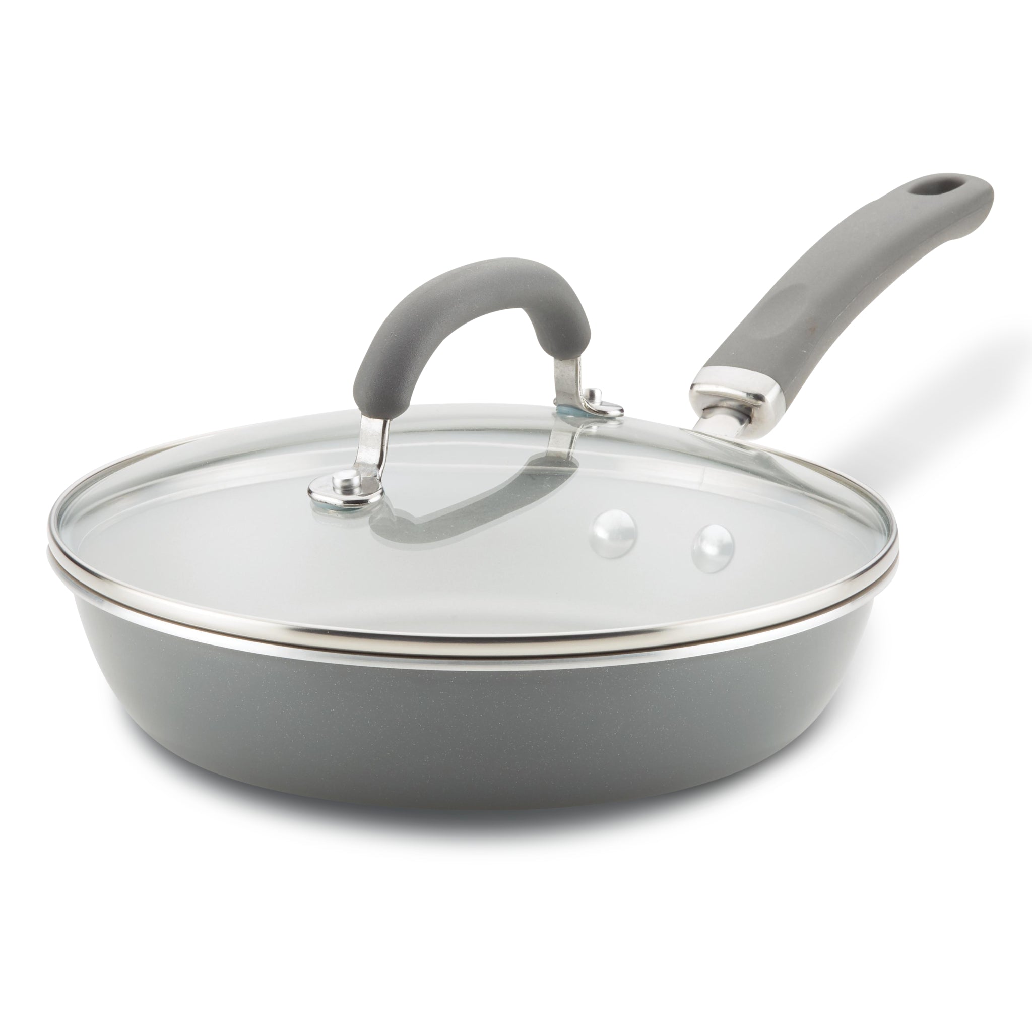 9.5-Inch Nonstick Induction Covered Deep Frying Pan - Image 2