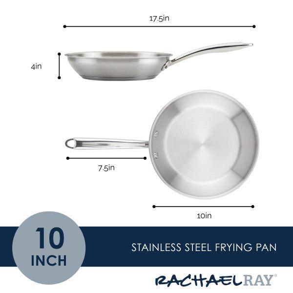 10-Inch Professional Stainless Steel Induction Frying Pan - Image 4