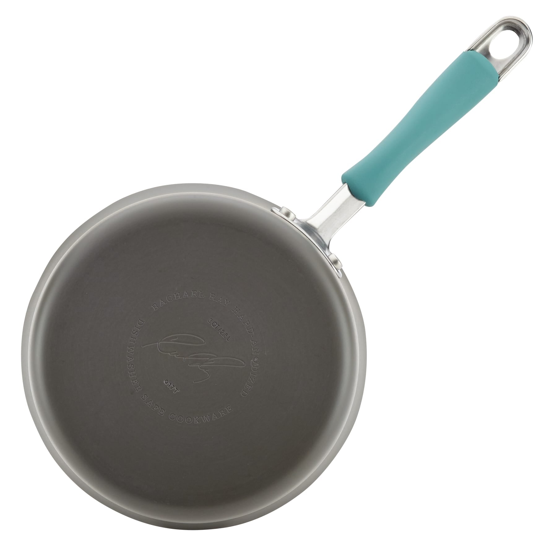 3-Quart Cucina Hard Anodized Nonstick Covered Saucepan - Image 4
